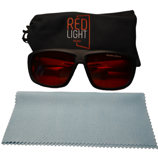 Introducing the HeroFilter 100% blue light blocking glasses