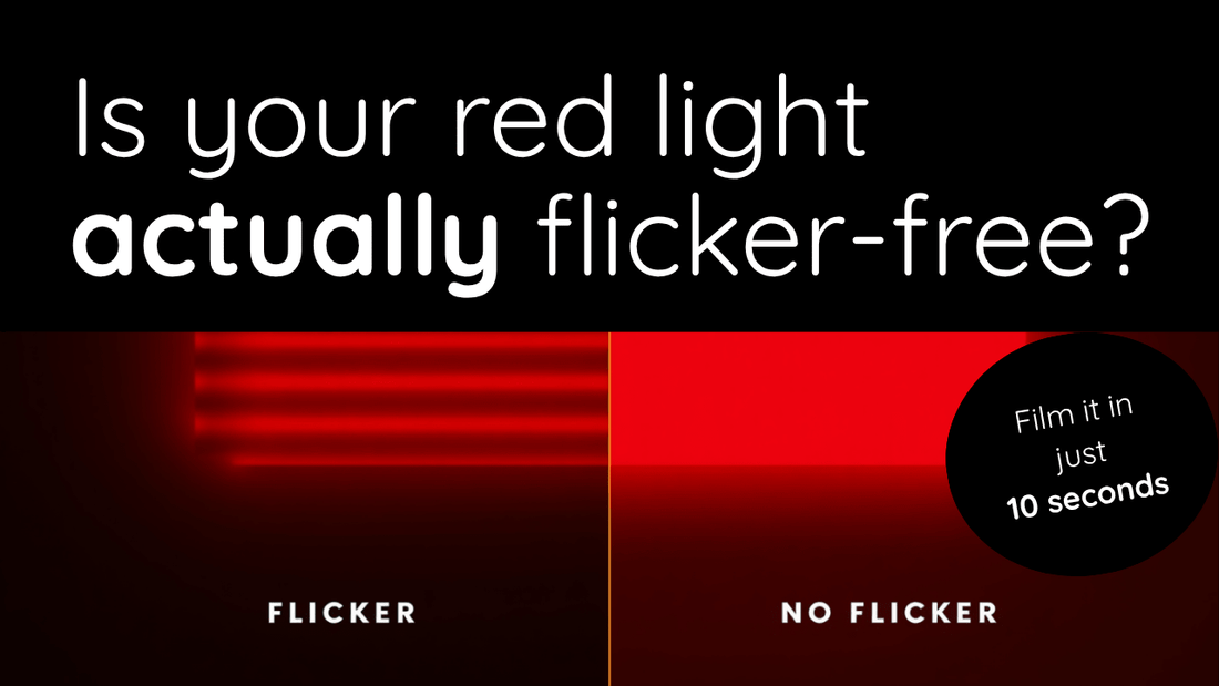 How to Tell If Your Red Light Therapy Device Is Actually Flicker-Free (No Lab Equipment Needed) - Red Light Hero