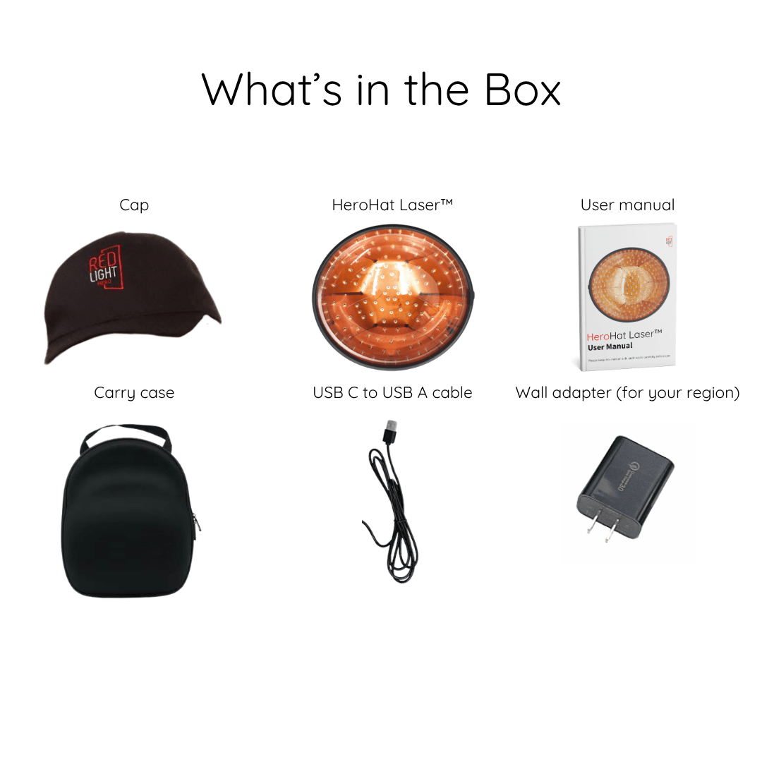 HeroHat Laser™ Red Light Therapy Hat - Red Light Hero best value red light therapy products