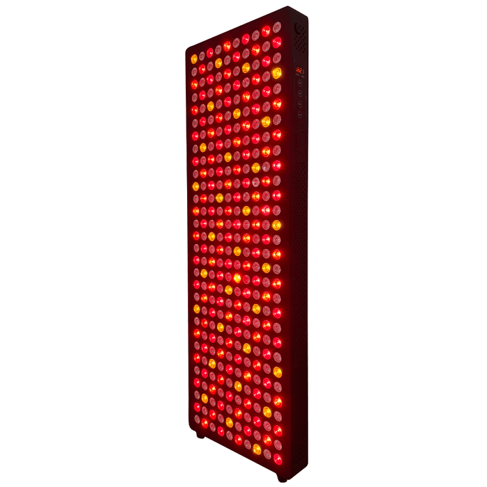 Black Hero960 Elite full-body panel, front angle with LEDs on
