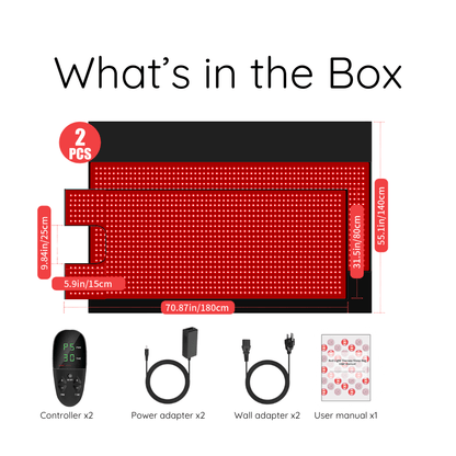 HeroSnug™ Red Light Therapy Sleeping Bag / Dual Mat Pod - Red Light Hero best value red light therapy products
