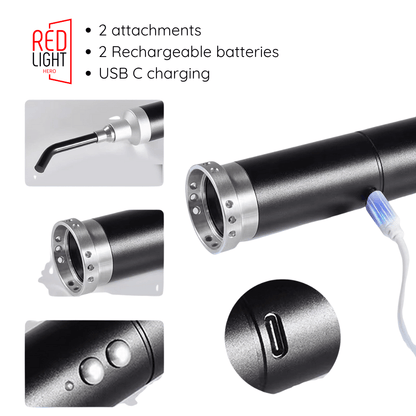HeroTorch™ 5 Wavelength Red Light Therapy Torch - Red Light Hero best value red light therapy products