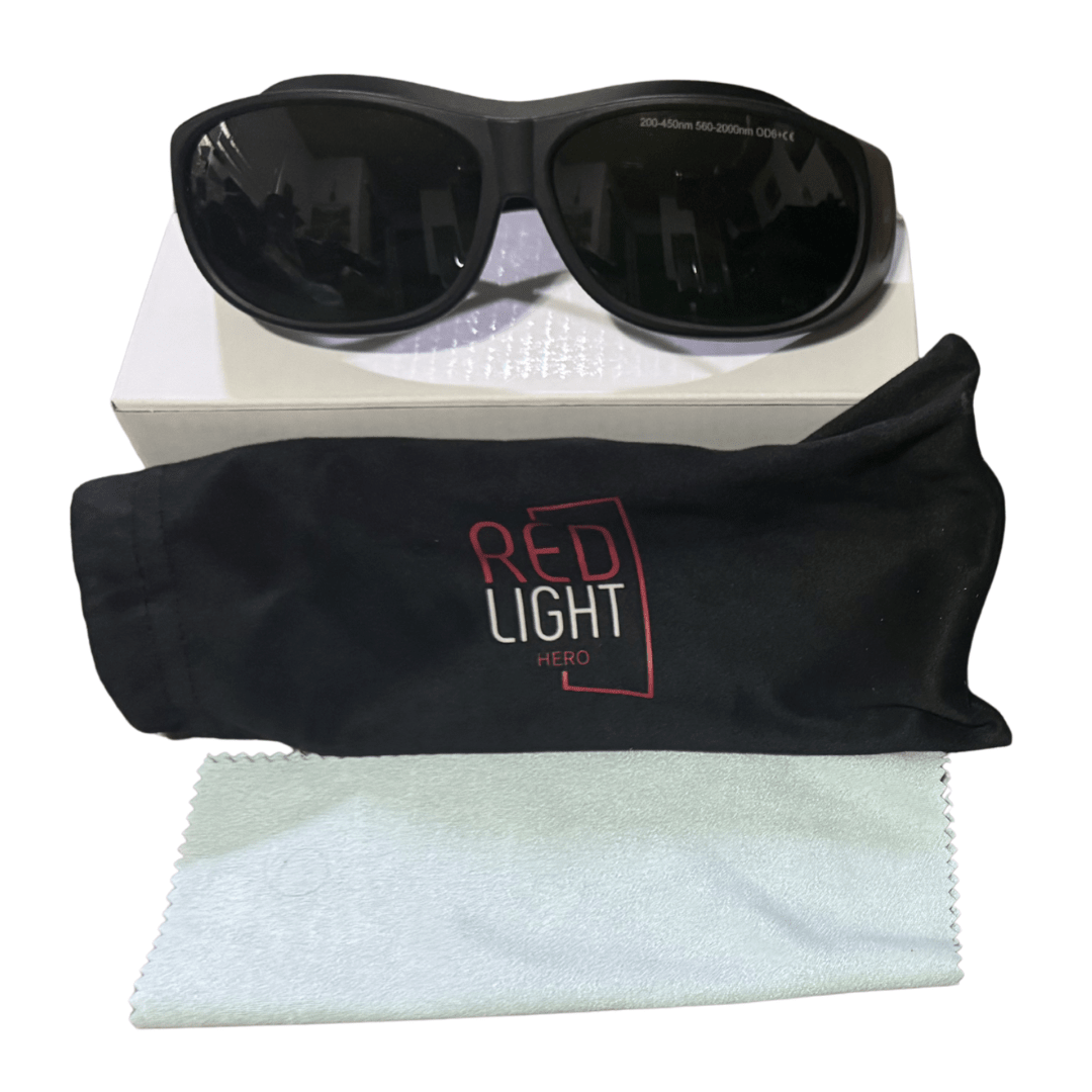 Red Light Panel Eye Protection - Red Light Hero best value red light therapy products