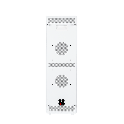 White Hero300 panel, rear view showing cooling fans and controls