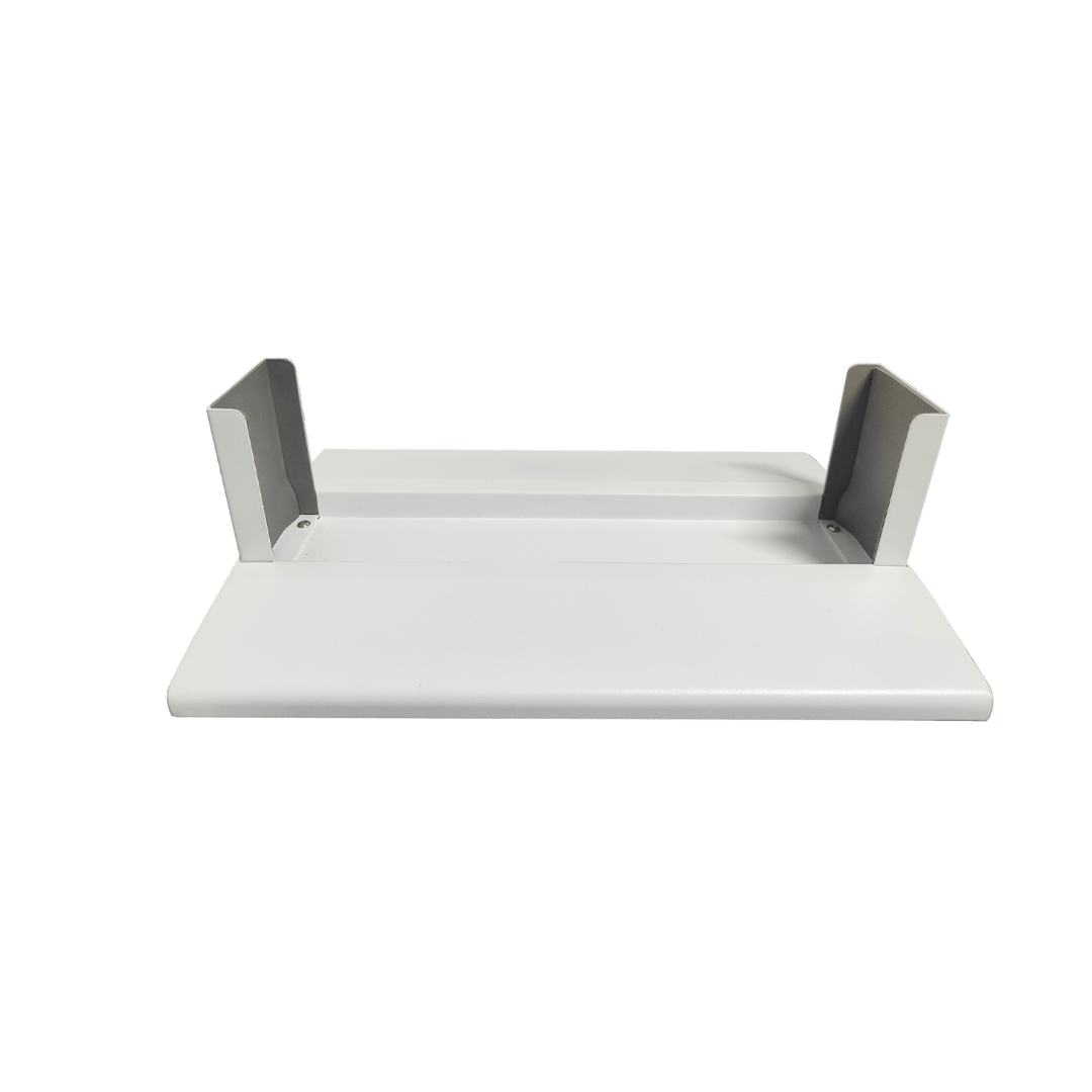 White HS1 wheeled floor stand base front view